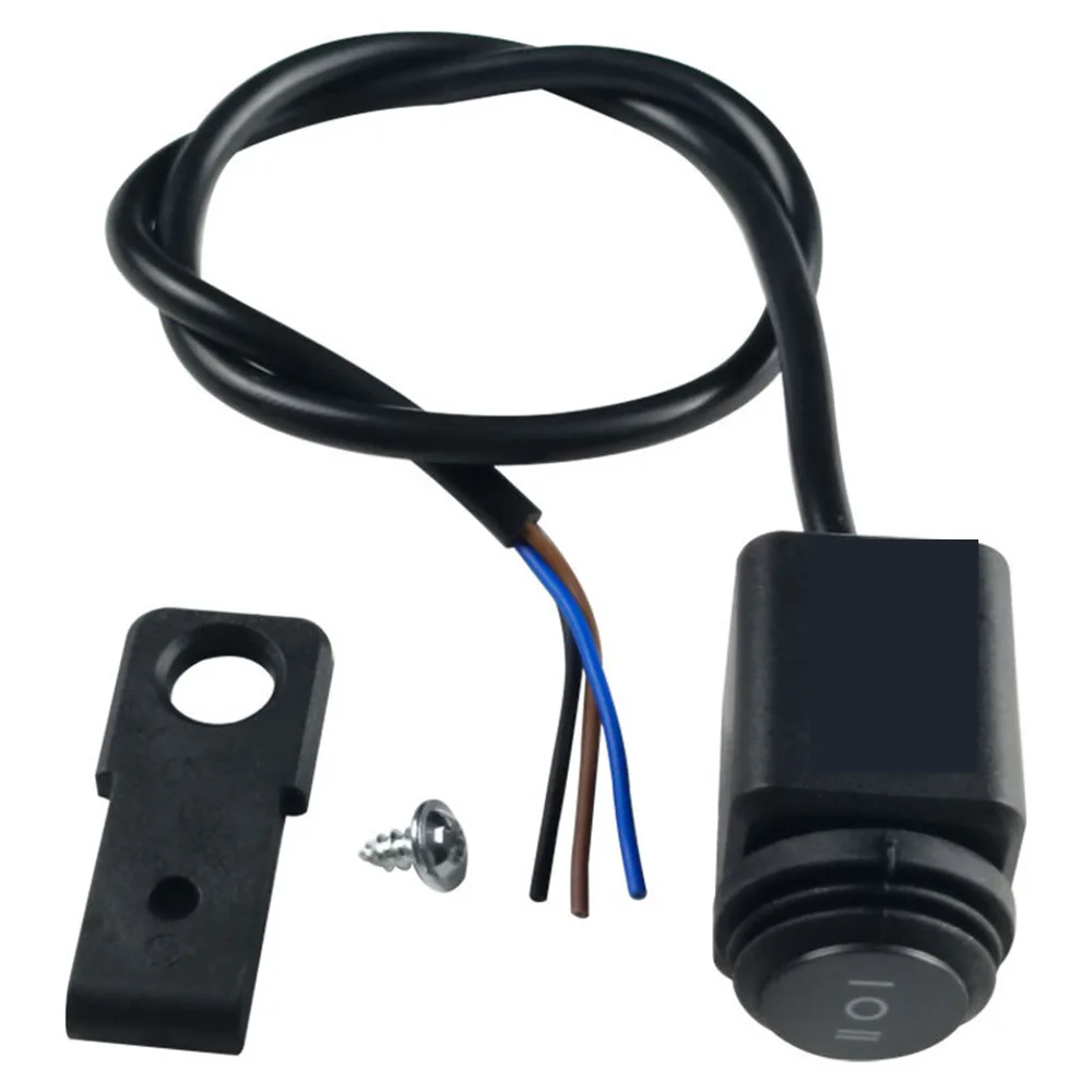 Motorcycle Signal Lights Switches ON-OFF-ON Button Switches Rearview Mirror Base Headlight Multi-Function Switches Left or Right