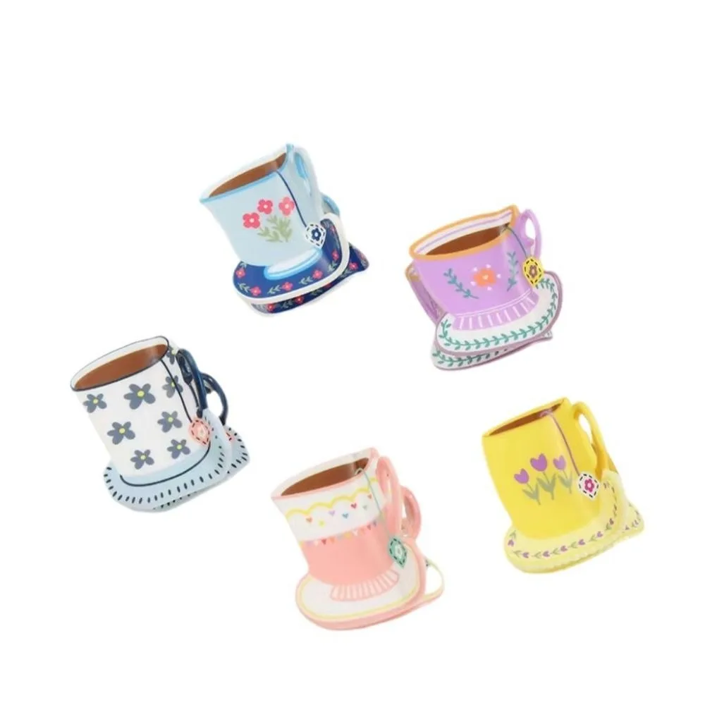 Creative Acetic Acid Acetate Hair Claw Flower Cute Coffee Cup Hair Clip Shark Clip Headdress Small Hair Claw Daily