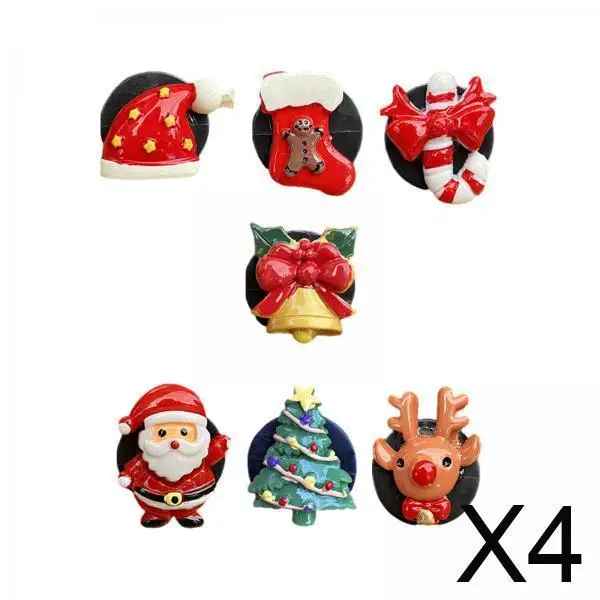 

Auto Interior Air Freshener Vent Clip Cute Christmas Ornament Resin Car Accessories for Car Inside Decoration