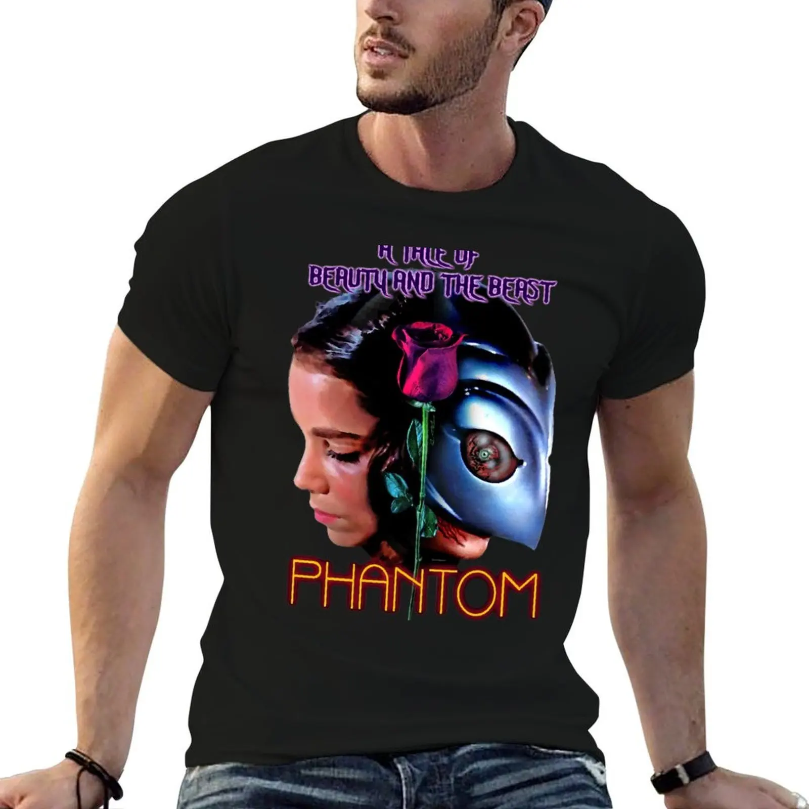 

PHANTOM OF THE PARADISE Beauty & the Beast T-Shirt t shirts for man pack cotton cotton t shirt man T-Shirt