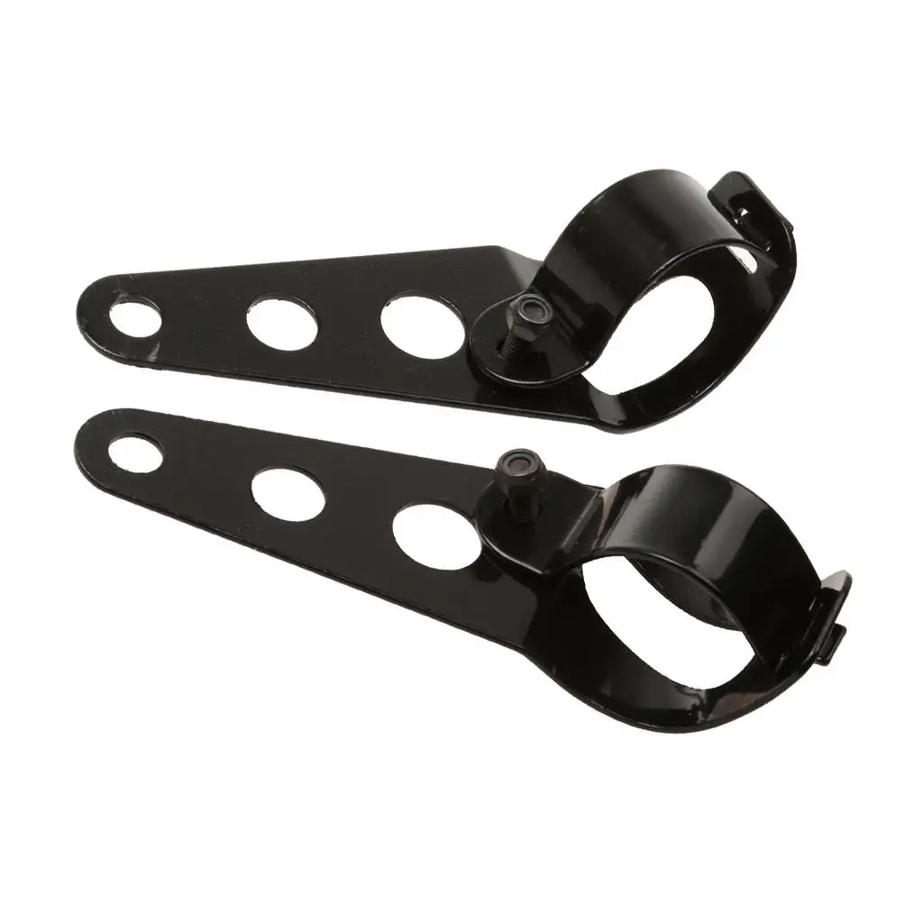 Headlight Bracket 43mm Adjustable Aluminum Mounting Holder for Honda Kawasaki Yamaha Suzuki Motorcycle Accessories