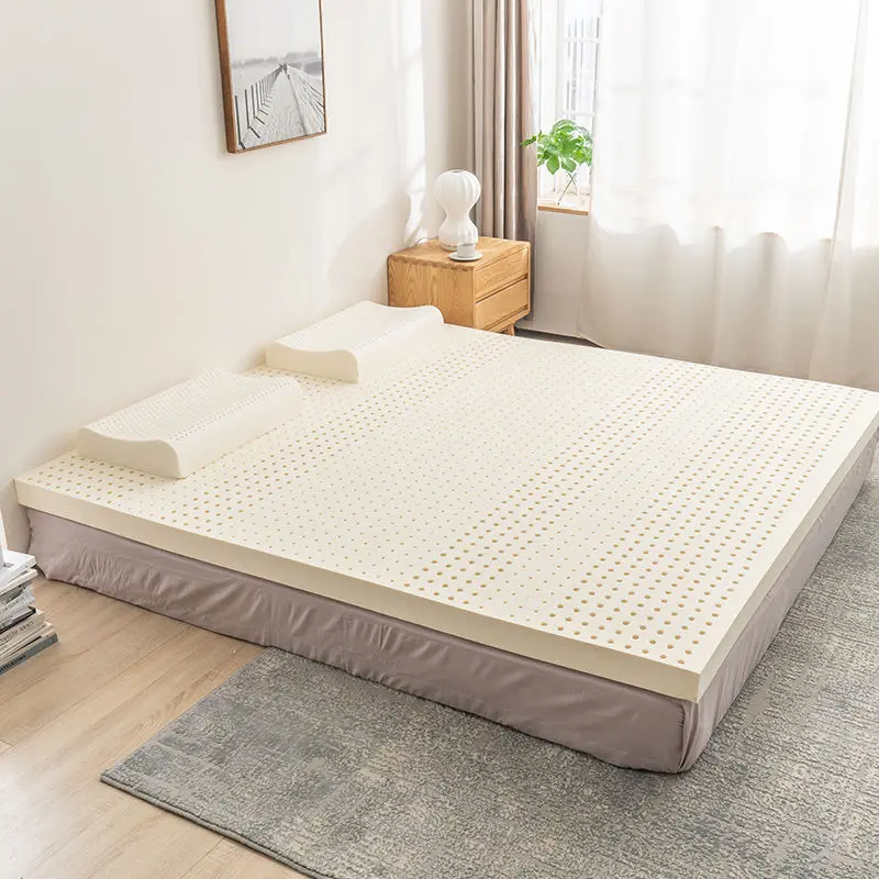 high quality 100% Natural latex Mattresses Foldable Slow rebound Mattress Tatami Floor mat with cotton cover customizable Size