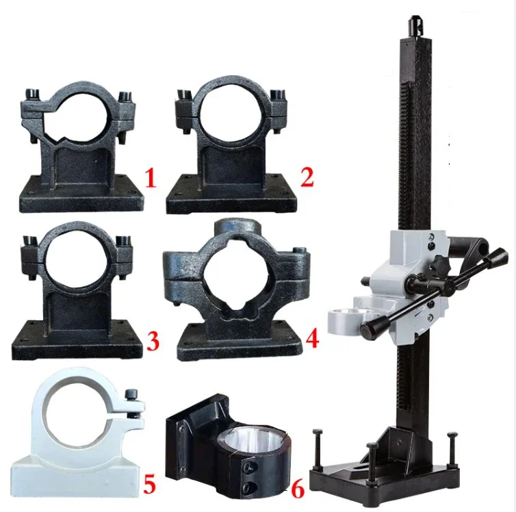 Handheld Water Drill Bracket Accessories Column Base With Hoop Clamping Clamp Clamping Table Matching Chuck