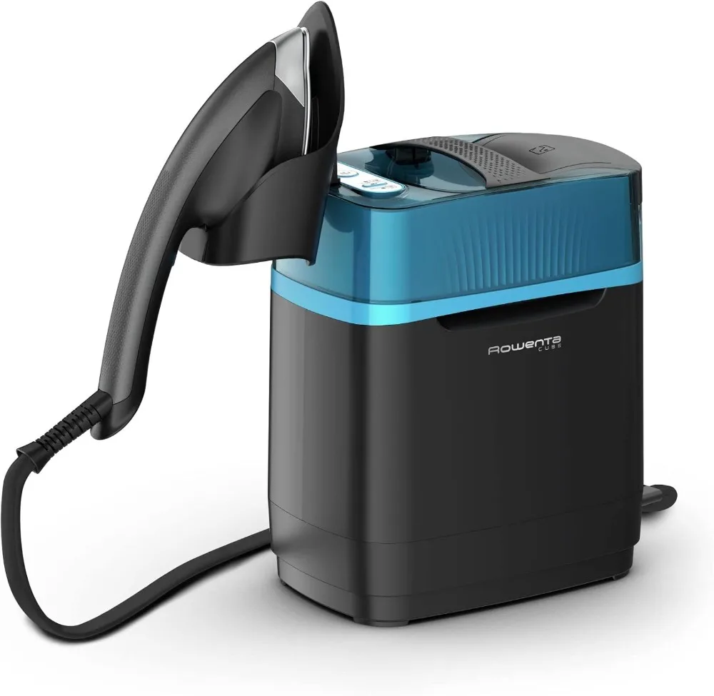 Rowenta Cube UR2020 Cepillo de vapor 2170 W, 5,8 bares presión vapor, depósito 1,1 L, elimina arrugas, olores y desinfecta, hast