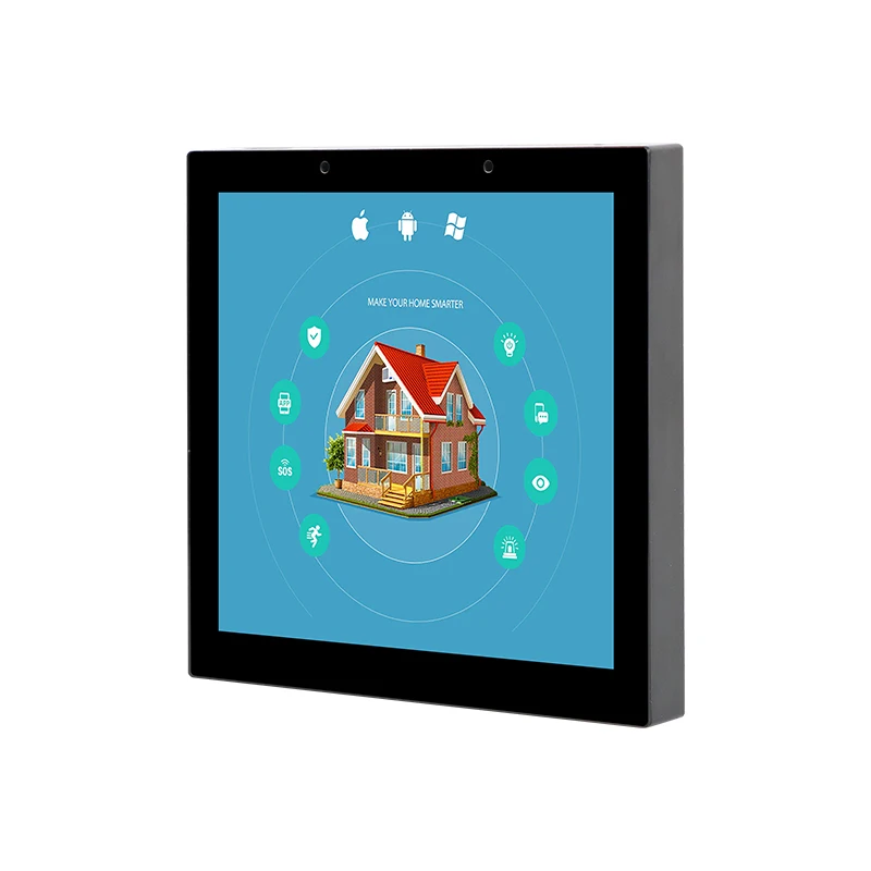 4 Inch RK3566 Android 11 Smart Home Central Control Touch Panel Light Switch with Remote Zigbee/WiFi/Ethernet 480x480 Resolution