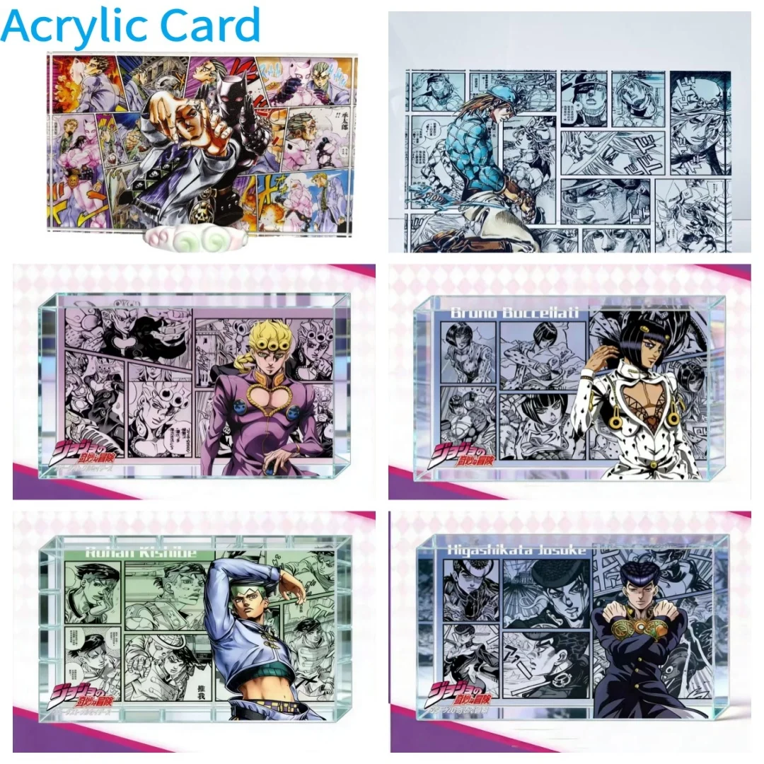 Figura de Anime de JoJo's Bizarre Adventure, Johnny Joestar, Soporte Acrílico, Modelo de Tarjeta, Adornos de Escritorio, Decoración, Accesorios de Cosplay, Regalo Coleccionable