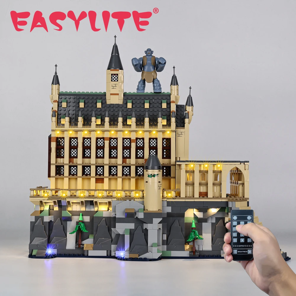 

EASYLITE LED Light Set For Castle: The Great Hall 76435 DIY Toys Building Blocks Bricks Only Lighting Kit NOT Include Model