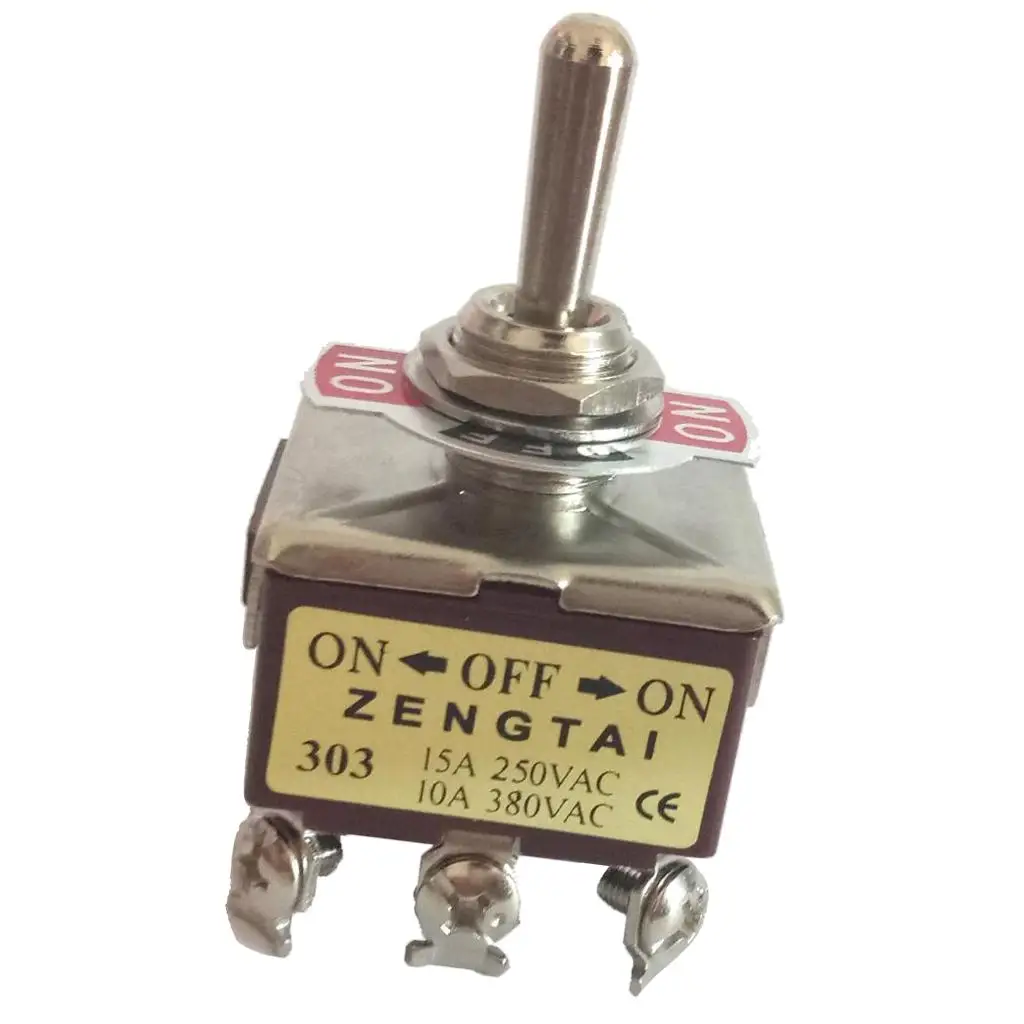 Switch 3 Pin Toggle Switch 3 Position 9 Pin Measuring Voltage Range Unit for Workshop and Laboratory Tasks