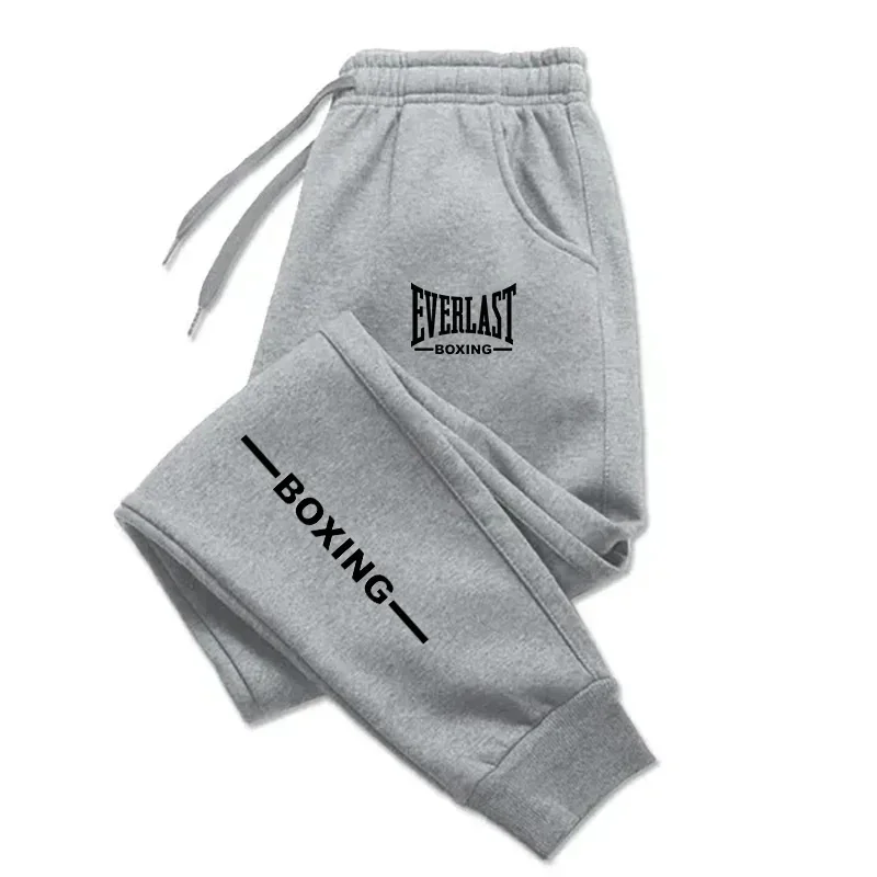 2025 Autumn EVERLAST Printed Jogging Pants Men's Tracksuit Pants for Men Sweatpants Jogger Men Brushed Gym Women Winter Trousers