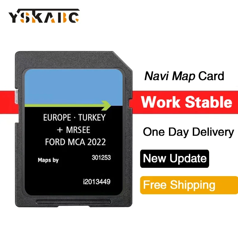 

Free Shipping Navigation Update Map GPS Card MCA 2022 Sat Nav SD Card for Ford C-MAX