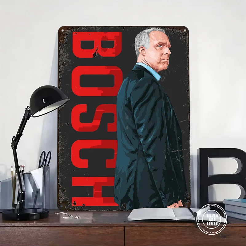 Bosch Poster Customized Vintage Metal Signs Wall Art Retro Tin Plaque for Gaming Room Decoration Cozy Home Decorations House
