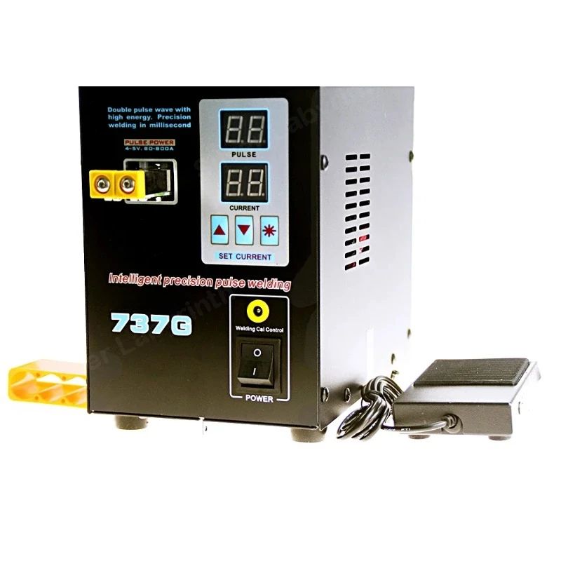 Soudeur par points push-up pour micropuce, affichage numérique LED pour touristes, précision d'impulsion, 737G, 3 modes en 1, 1,5 kW, 18650