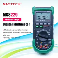 MASTECH MS8229 Digital Multimeter Professional Auto Range Temperature Humidity Tester Meter Capacitor With NCV Backlight