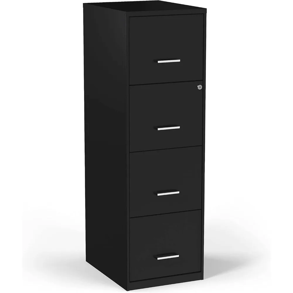 4-Drawer Vertical File Cabinet Locking Letter 18-Inch D Vertical file cabinet everyday useFour-drawer filing cabinet holds