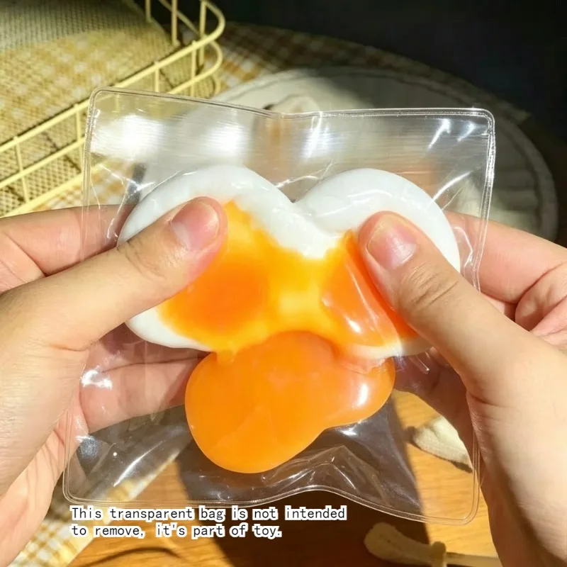 

Stress relief toys, runny egg squeeze toys, realistic runny egg sensory stress relief toys, squishy stress relievers, stress relief balls