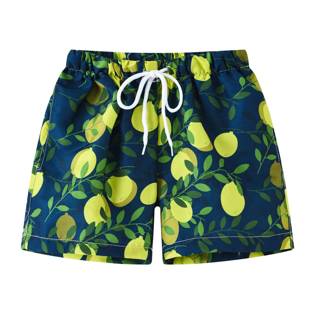 Summer 2-10 Year Old Boys and Girls Beach Vacation Ultra-Thin Shorts Fashionable Multi-Color Beach Pants
