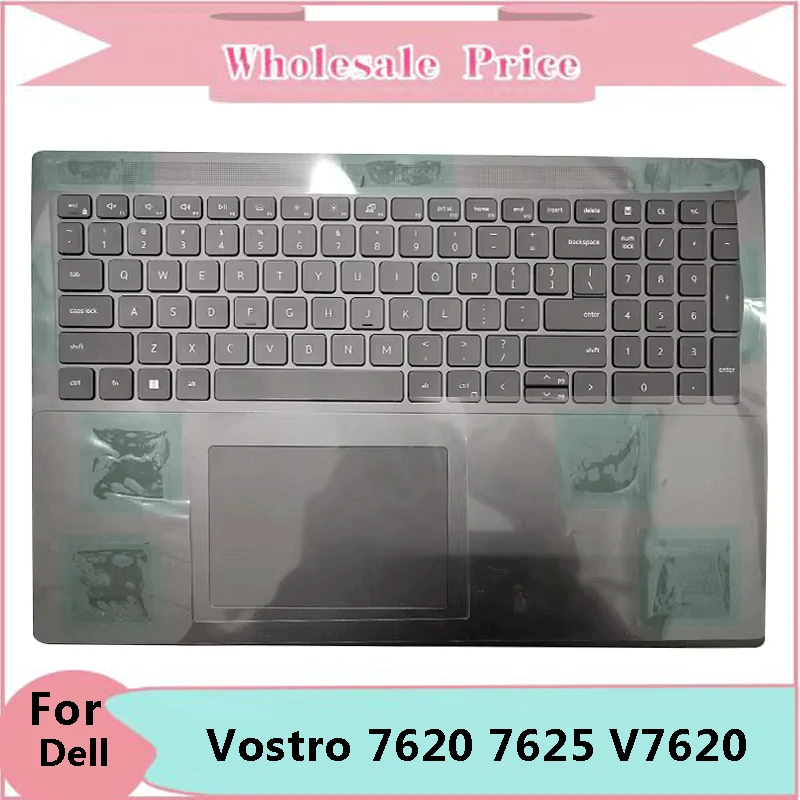 

New Original For Dell Vostro 7620 7625 V7620 Laptop Palmrest Case Keyboard US English Version Upper Cover Silver Grey