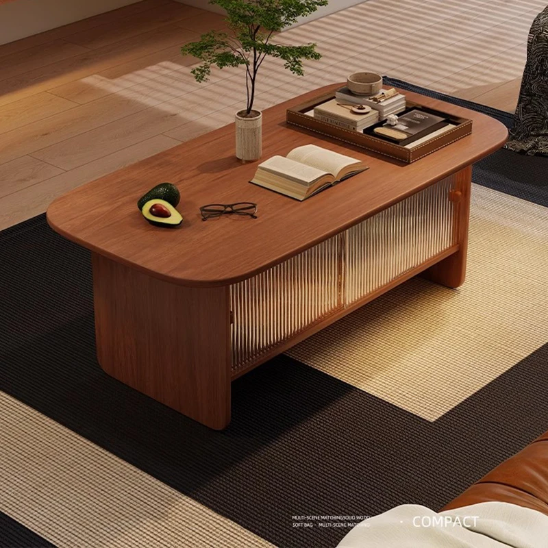 

Wood Decoration Coffee Table Luxury Bedroom Modern Designer Living Room Side Table Moving Couchtisch Lounge Suite Furniture