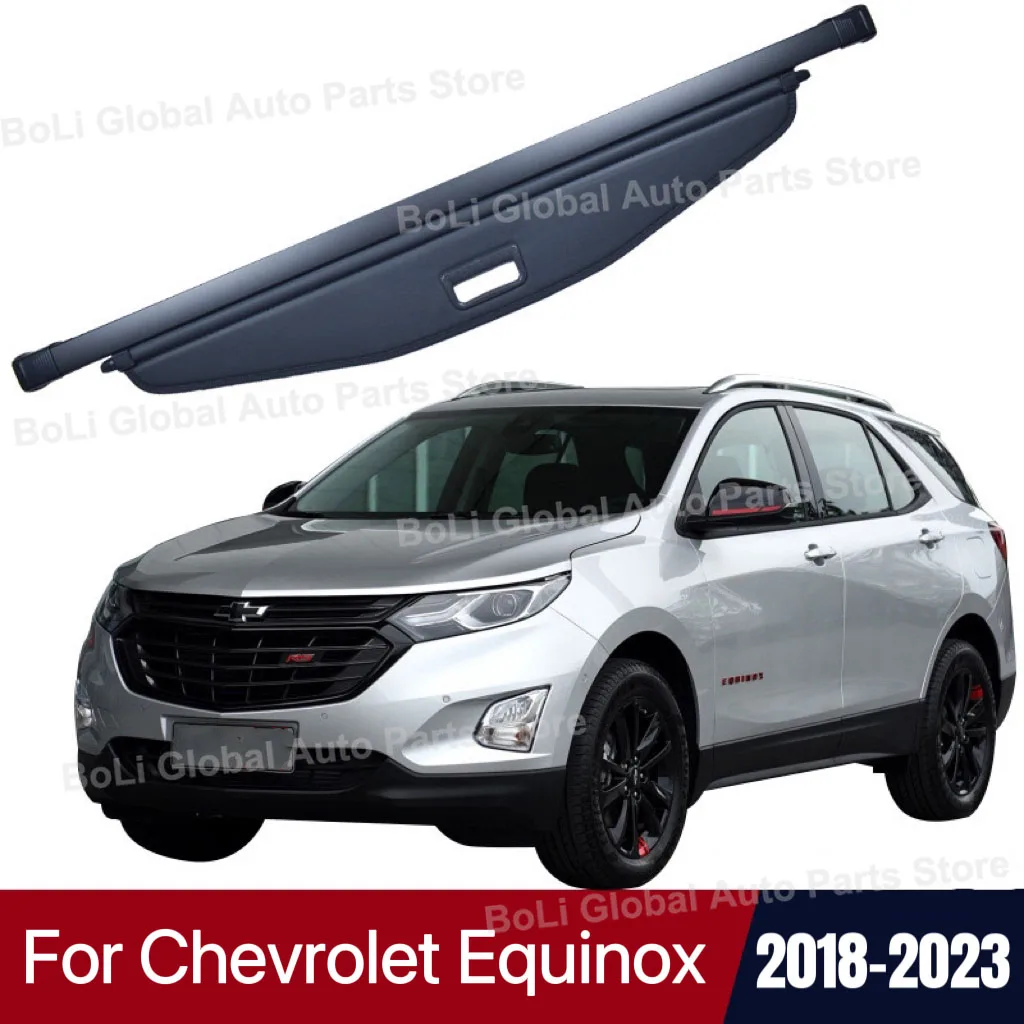 

For Chevrolet Equinox Holden 2018 2019 2020 2021 2022 2023 Car Rear Trunk Cargo Cover Retractable Shield Shade Luggage Curtain