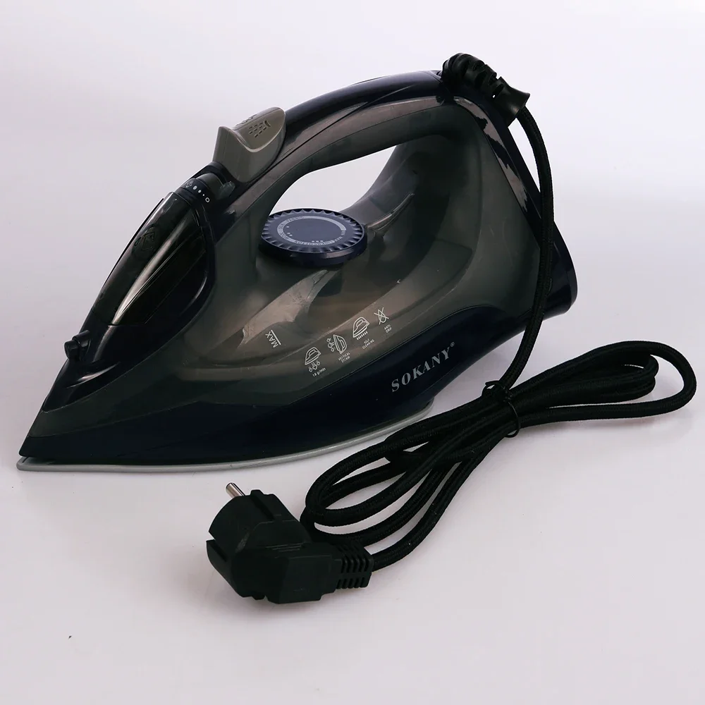 Электрический паровой утюг Ironer, резервуар для воды на 250 мл, регулировка нескольких передач, распылительная конструкция, простая в использовании ручка, для путешествий домой
