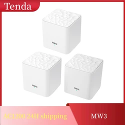 Tenda-メッシュwifiシステム、mw3、最大3500 sq.ft、ac1200、デュアルバンドネットワークをカバー、無線ルーターとエクステンダーを置き換えます