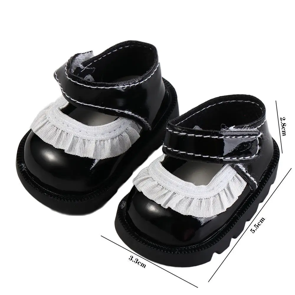 PU-Leder PU-Leder Schleife Puppenschuhe Stiefel Schuhe DIY handgemachte Lederschuhe Puppen 1 Paar Puppenschuhe Puppenschuhe Stiefel Körperpuppen