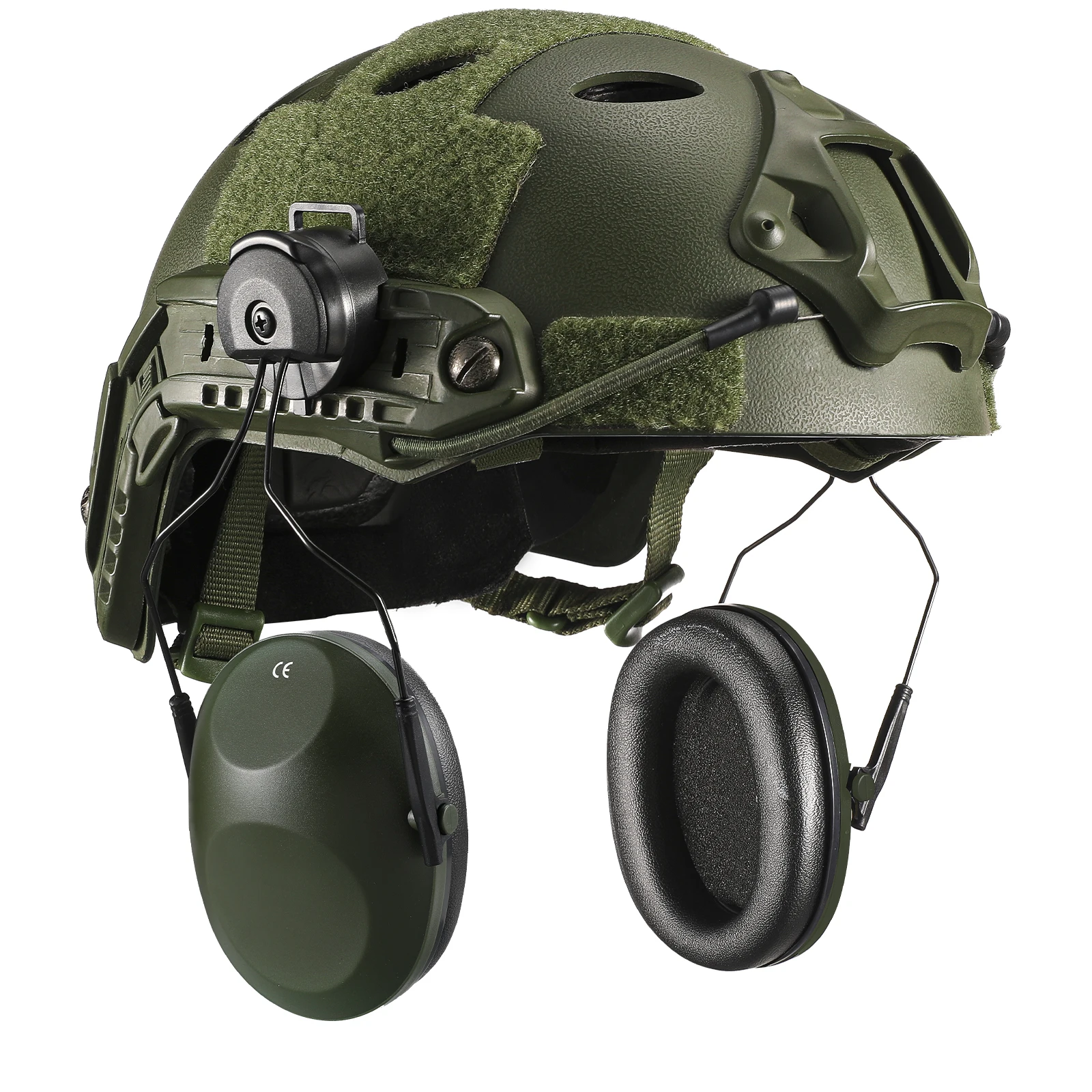 Anti-Noise Ear Plugs Tactical Hunting Ear Defenders Helmet Version EarMuff Hearing Protection Soundproof For Shooting