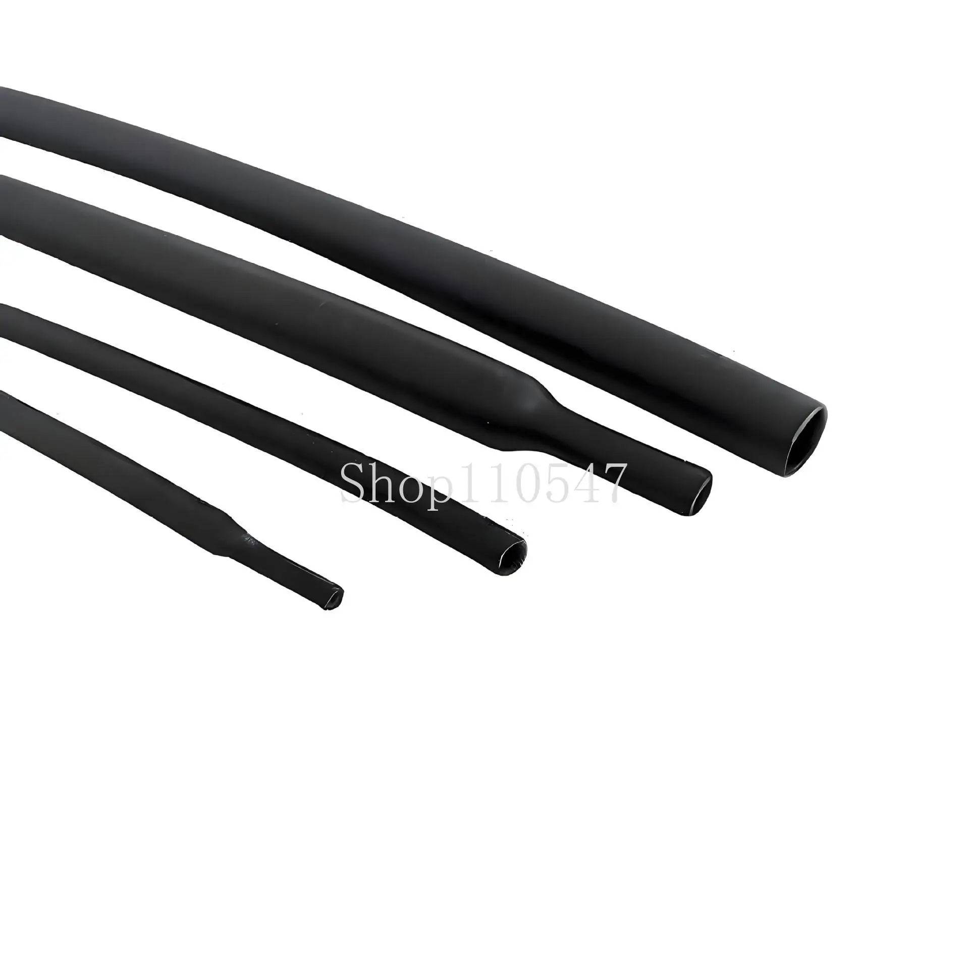 Black Heat Shrink Tube 1mm  2 3 4 5 6 8 - 30mm Insulated with Arrow Markings  High Temp Speaker Wire Cable Sleeve for DIY Audio