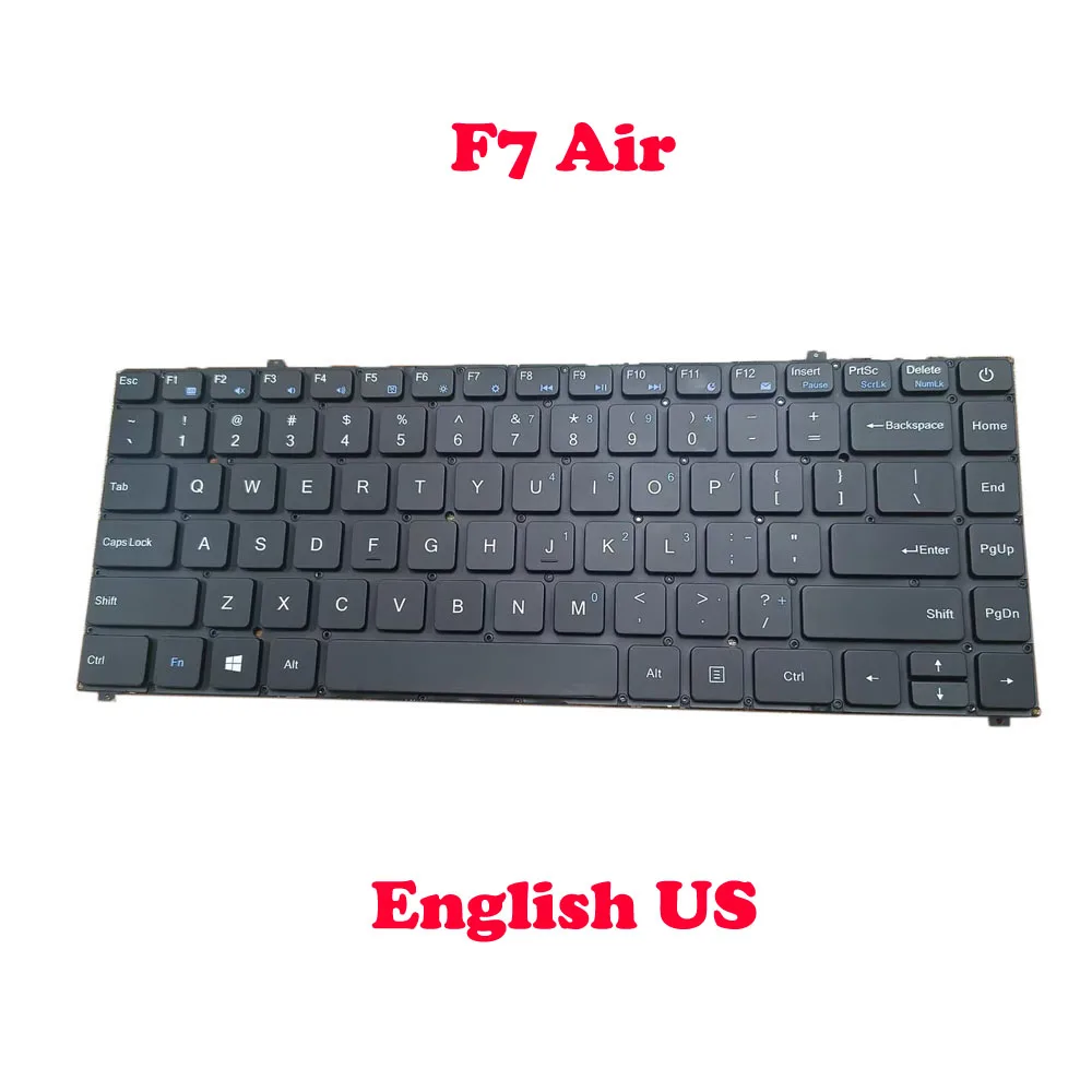 

Laptop F7 AIR Keyboard For H291A-US PRIDE-K3952 English US Black New