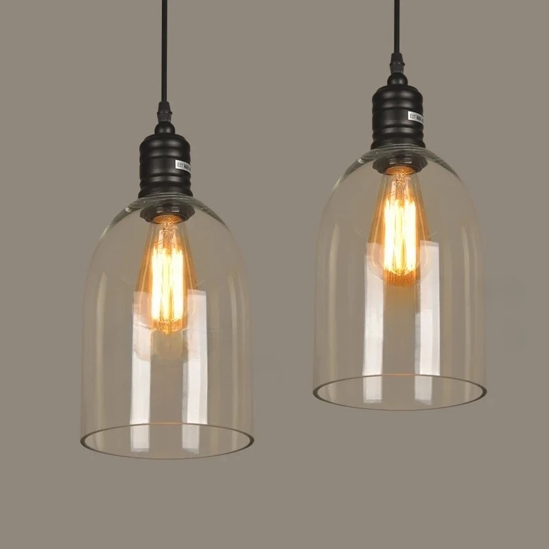 Nordic Minimalist Yahei Lamp Head Sphere Creativity Xiangtian Village Restaurant Kitchen Owling Bedroom Study Glass Chandelier