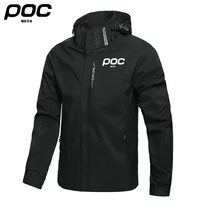 MOTO POC Cycling Jacket Waterproof Road Mountain Bike Windbreaker Motorcycles Jackets MTB Bicycle Clothing Cortavientos Ciclismo