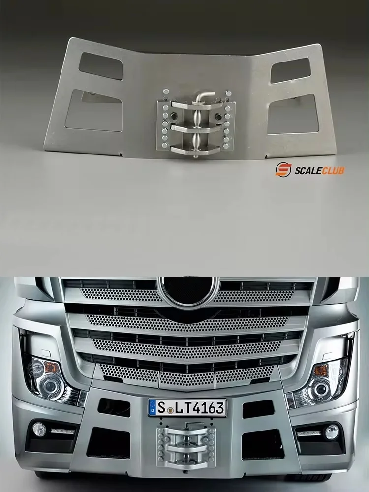 RC 1/14 Upgrade Schwerlast-Front-Abschlepphaken aus Metall für Tamiya Hydraulikbagger, Lader, Muldenkipper für SCANIA MAN VOLVO DIY-Teile – Detail 6
