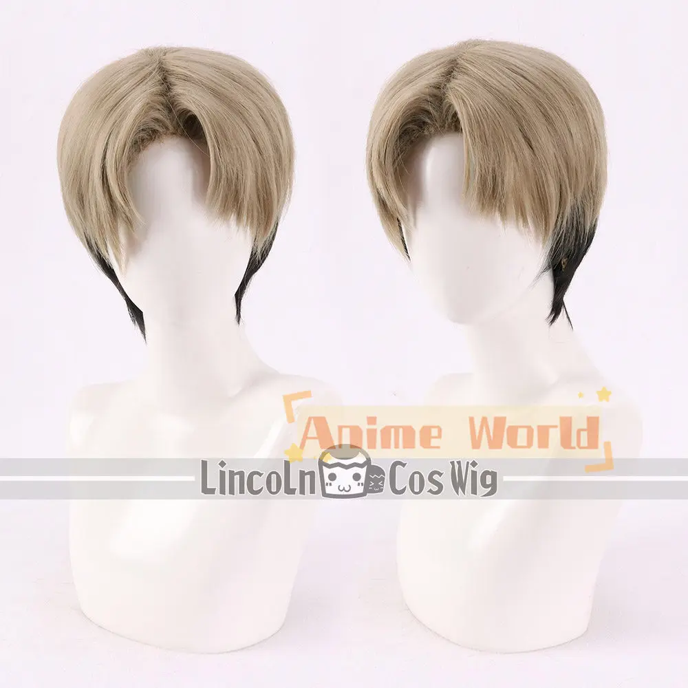 

Парик для косплея Кисибэ из аниме «Человек-бензопила», для Хэллоуина и карнавальных вечеринок, из термостойкого синтетического волокна + шапочка для парика