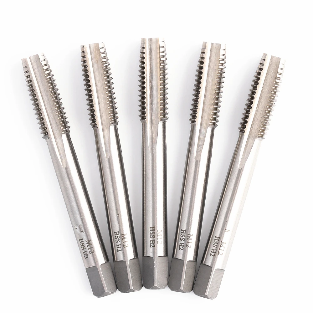 Rubinetto metrico HOT M10 M12 M14 M16 M18 M20 M22 M24 M27 M30 rubinetto a gola diritta in acciaio ad alta velocità, rubinetto per macchina per la lavorazione dei metalli