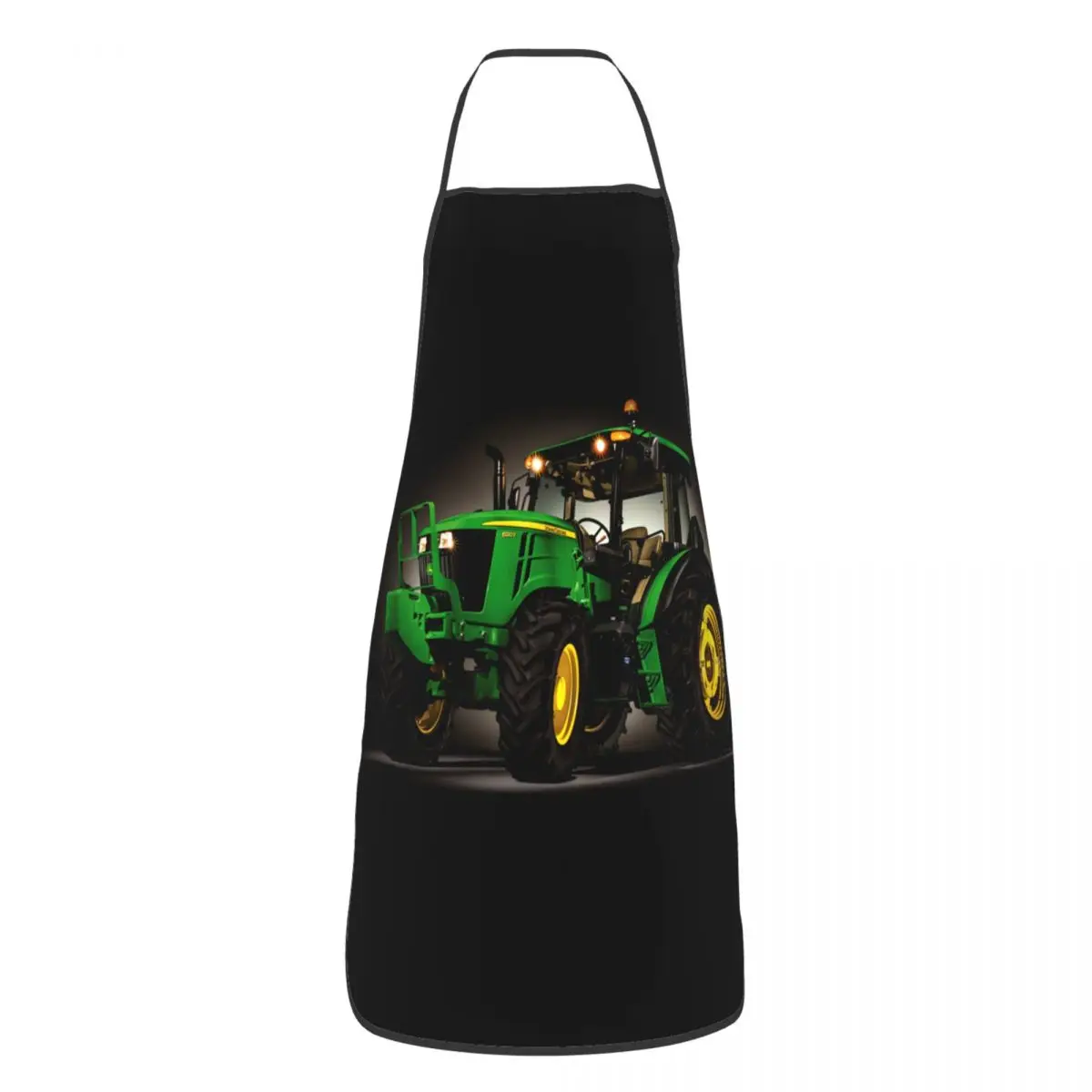 Custom Bib Tractor Apron for Men Women Unisex Adult Chef Kitchen Cooking Tablier Cuisine Painting