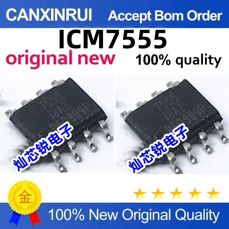 （20 pieces）ICM7555 ICM7555ID 7555CD ICM7555CD SOP8 SMD real-time clock IC chip