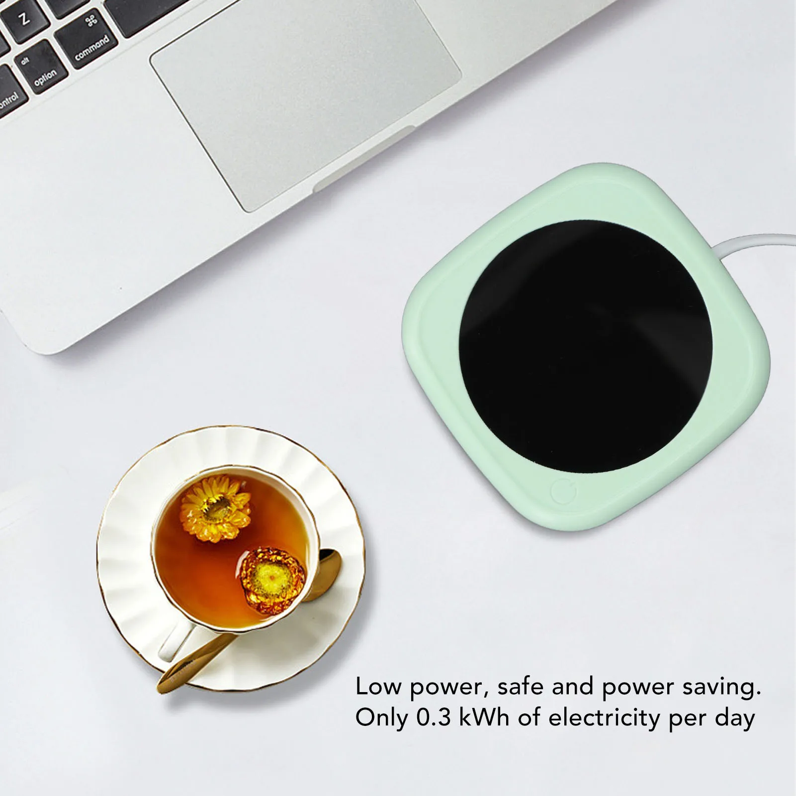 Calentador de tazas de café, placa calefactora eléctrica de temperatura constante para viajes en casa, oficina