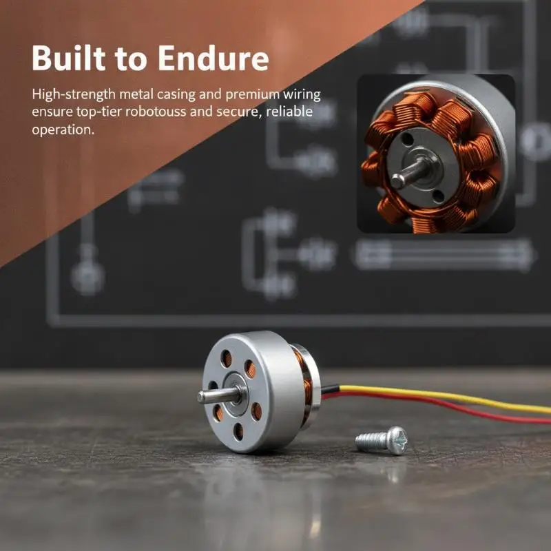 2204 Brushless Motor 1000KV RC Drone Replacement Motor High Torque Low Noise Metal Frame For DIY Quadcopter Model