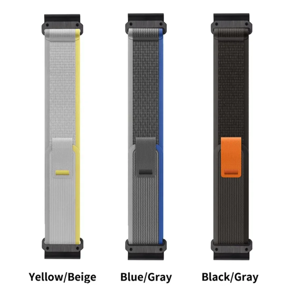 QuickFit 22mm 26mm Nylon Sport Strap For Garmin Fenix 8/Epix Pro Gen2 51mm 47mm/6X 7X Pro/Fenix 5XPlus forerunner 965 Watchband