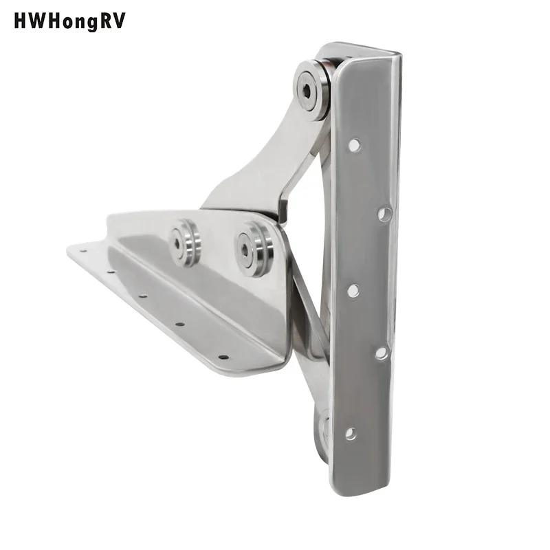 

excellent High Quality Stainless Steel Heavy Yacht Inflatable Boat Marine Seat Hardware Wall Mounted Yacht Wall Seat Hinge