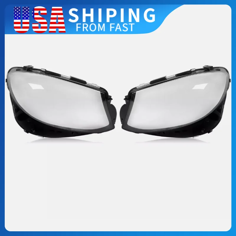 

Крышка передних фар, прозрачный абажур для Mercedes E Class W213 2017-2020, крышка объектива фар L/R