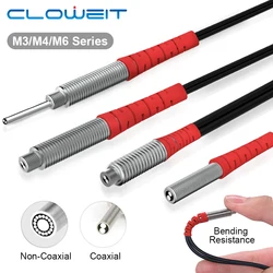Cloweit Optical Fiber Sensor Optic Compatible Various Amplifier Photoelectric Switch High Sensitive M3 M4 M6 FRS-310/410/610