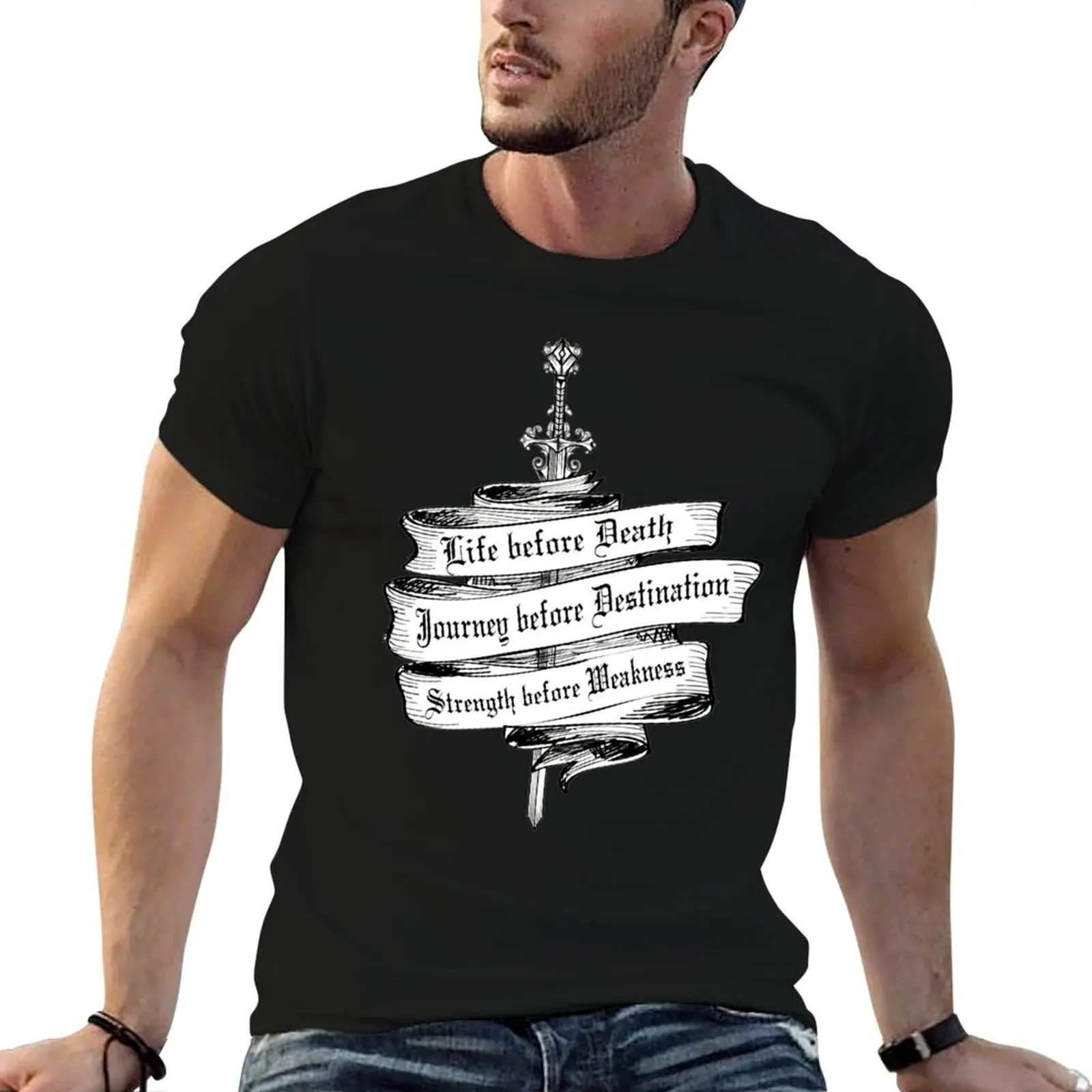 

T-Shirt Life shirt t man Before Death custom luxury t print shirt