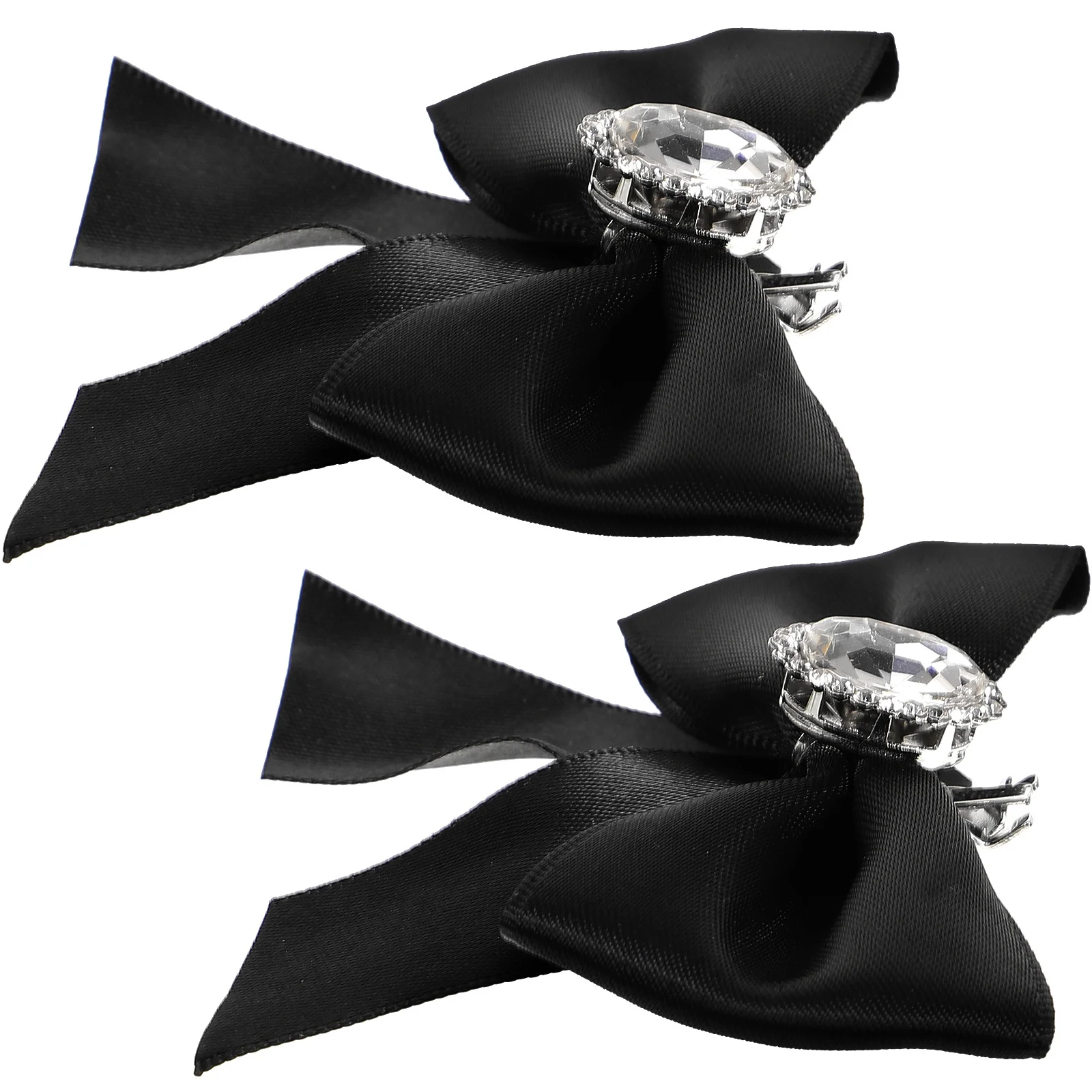 

2Pcs Shoe Floral Decorations Bow Shoe Clips Rhinestone Buckles Elegant Wedding Bridal High Heels Shoes Charm Accessories