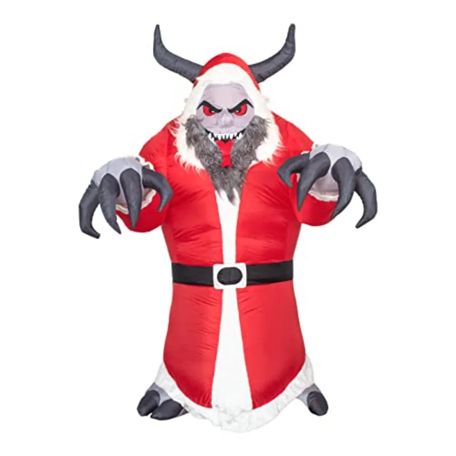 

Inflatable Indoor/Outdoor Xmas Decoration Krampus Santa Clause Lawn