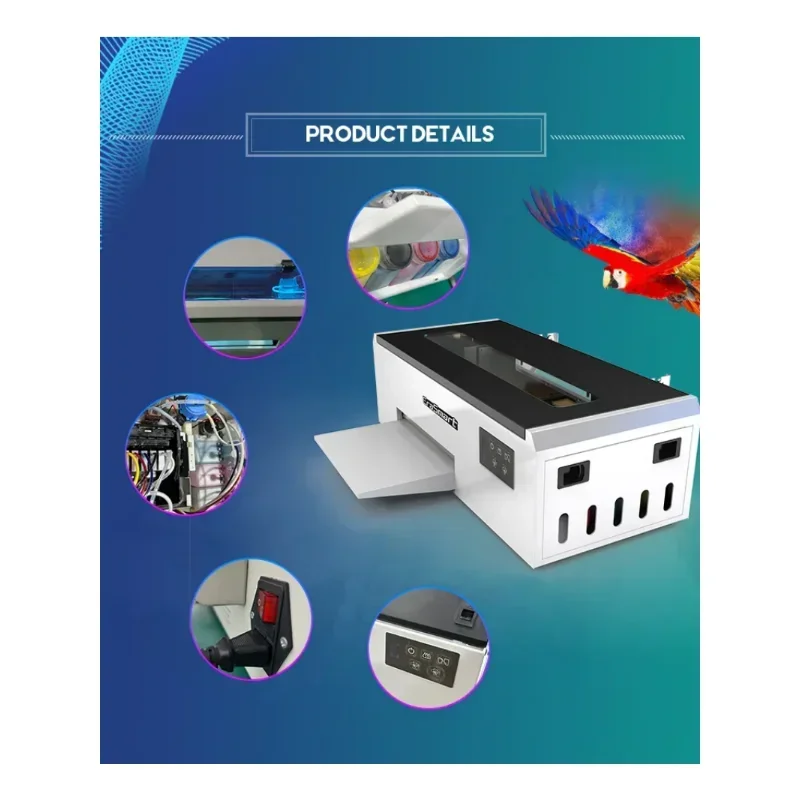 

z For A4 Printing Machine Digital T-Shirt Printing Plotter Inkjet Printer L805 Printhead L805 DTF Printer with FREE Powder Film