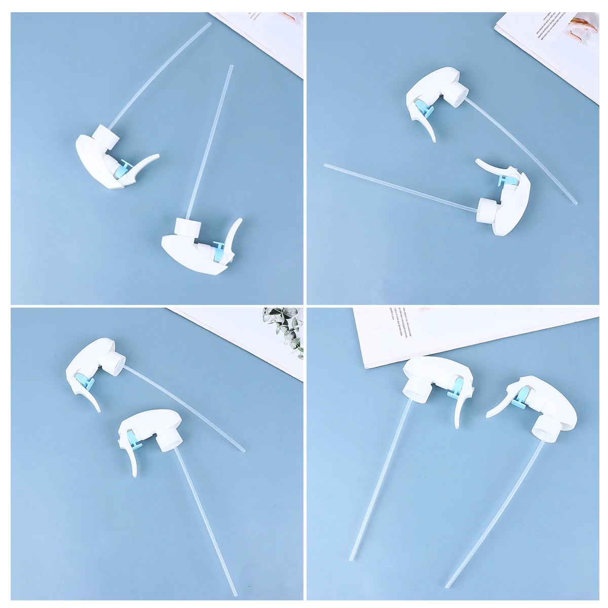 

4pcs Plastic Spray Nozzle Trigger Top For Watering Cans Bottles Garden Cleaning Car Detailing Replacement Heads Sprayer