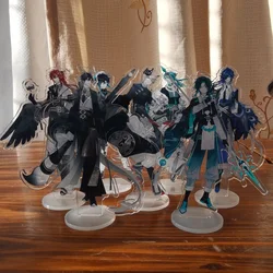 Game Figure Stand Acrylic Figure Xiao Hutao Raiden Shogun Zhongli Cosplay Model Plate Desk Decor Fans Collection Gift