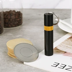 WTD Tools Espresso Puck Screen Espresso Accessories Coffee Filter Paper Stainless Steel Needles Coffee Stirrer Distribution Tool