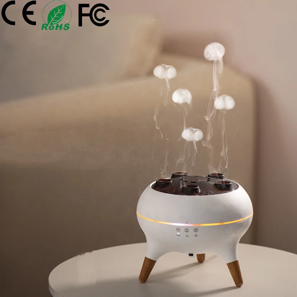 

Wholesale Room Pick up Aromatherapy Humidifiers 250Ml Jellyfish Spray Electric Come With Essential Oil Essential Oil Diffuser